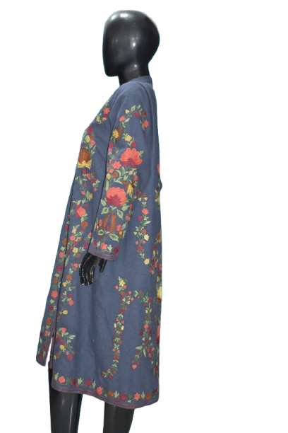 Grey Pashmina Coat