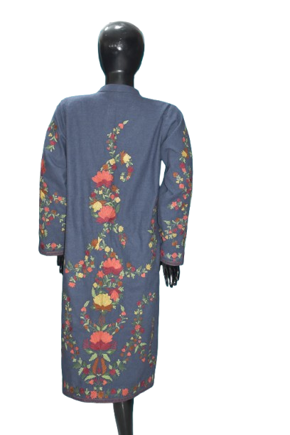 Grey Pashmina Coat