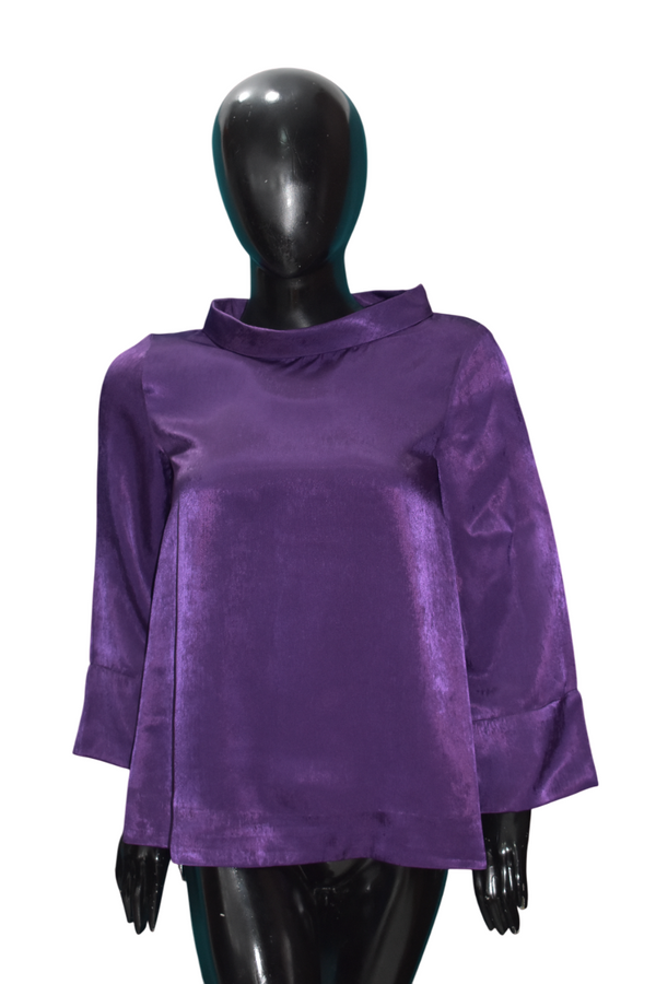 Bright Purple Blouse