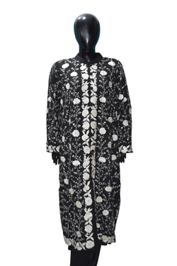 Monochromatic Gara Formal Coat Ensemble