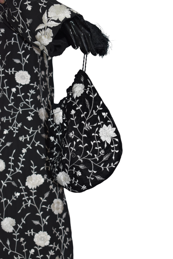 Monochromatic Gara Formal Coat Ensemble