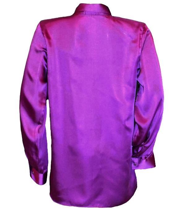 Purple Silk Shirt