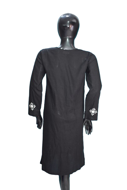 Black Chikankari Kurta