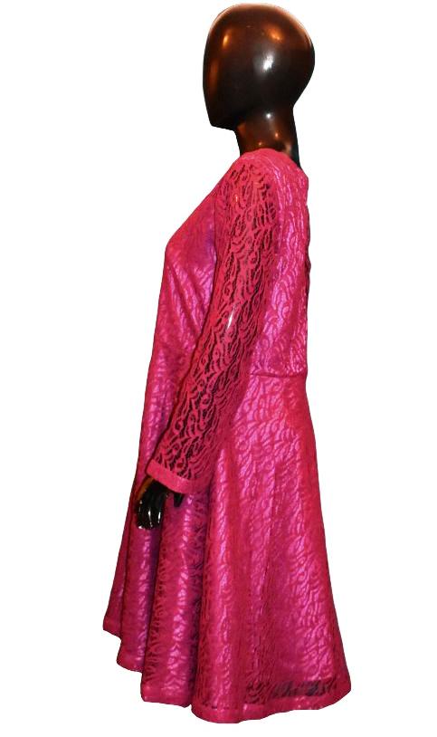 Cyclamen Lace Dress