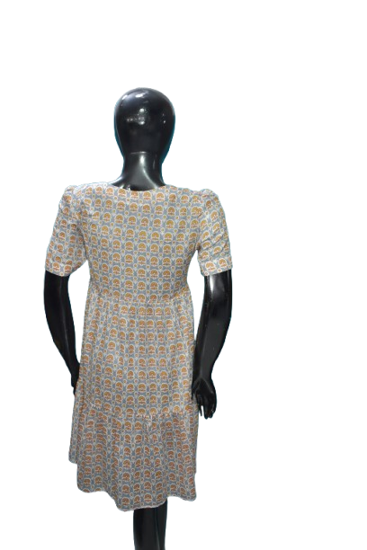 Printed Cotton Dress