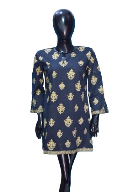 Black Embroidered Kurti