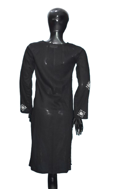 Black Chikankari Kurta