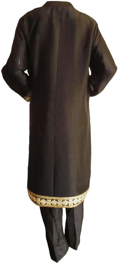 Black and Gold Formal Coat