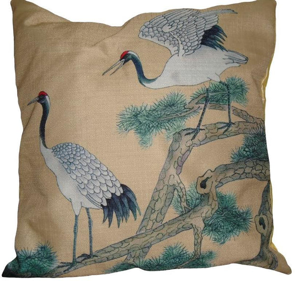 Birds in Flight Pair of Cushion Covers