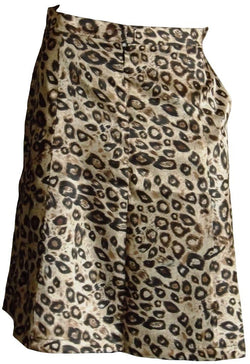 Cheetah Silk Skirt