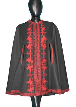 Black and Red Cape