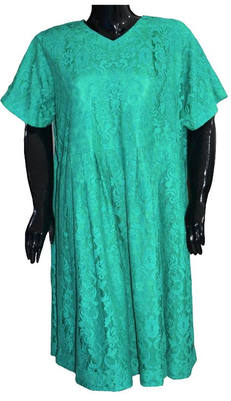 Bright Green Lace Dress