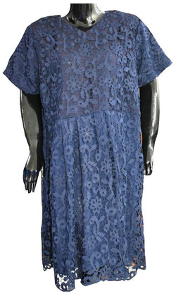 Dark Blue Lace dress