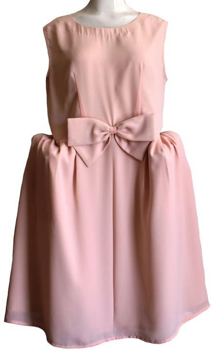 Pale Pink Bow Dress