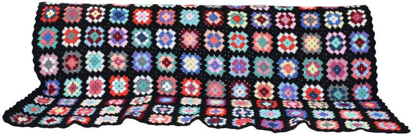 Crotched Colourful Woolen Throw