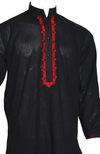 Black Embroidered Shalwar Kameez