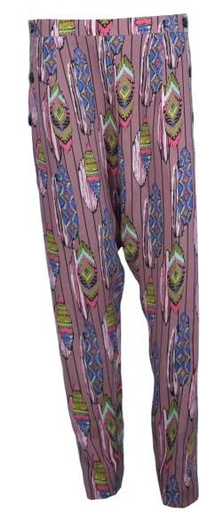 Pink Abstract Trousers