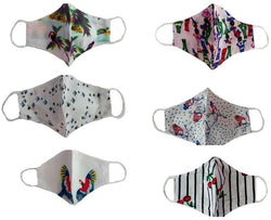 N95 and rectangular shaped fabric masks