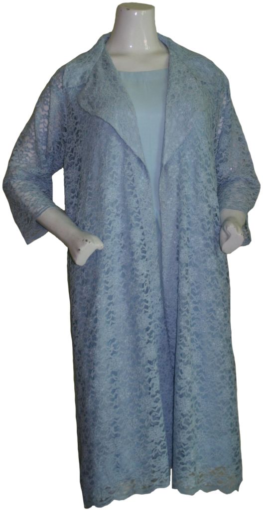 Chiffon Dress and Lace Coat