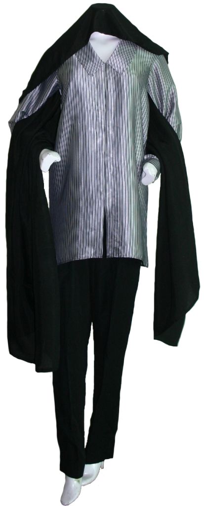 Black Stripe Tunic Set