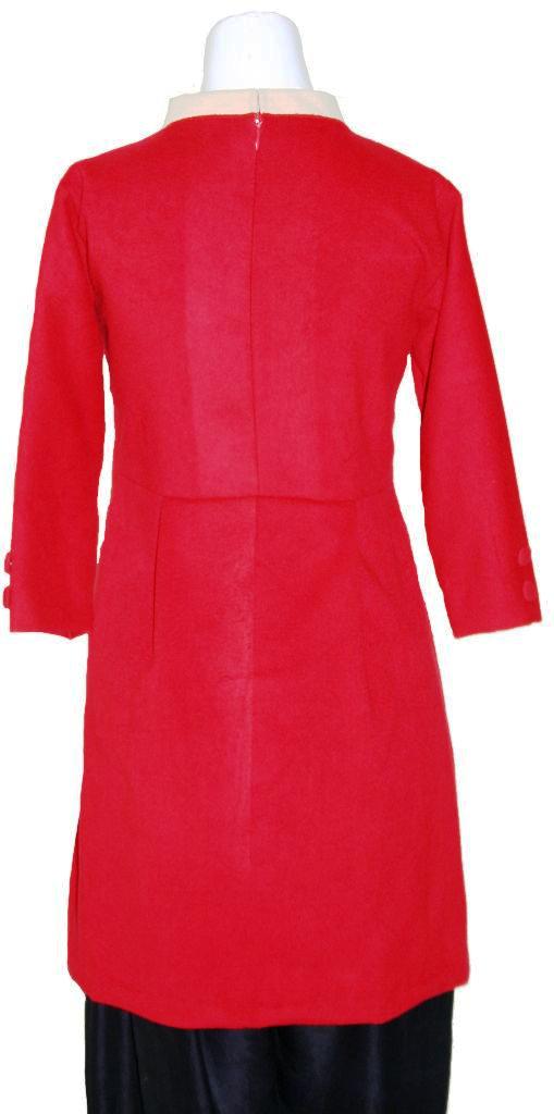 Red Woollen Dress